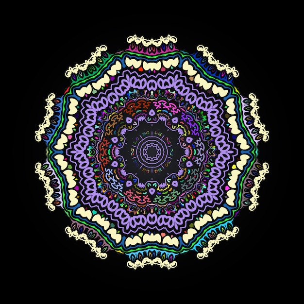 Kleurrijke luxe mandala