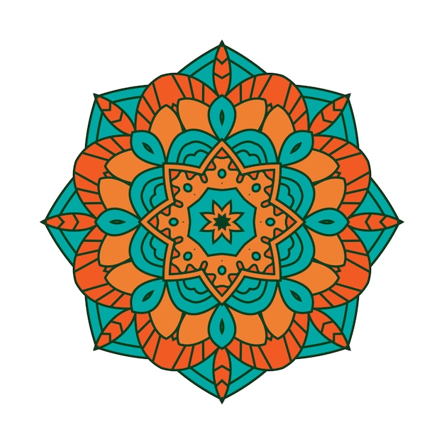 kleurrijke mandala achtergrond