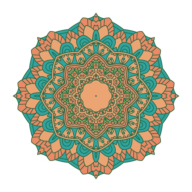 Kleurrijke mandala achtergrond