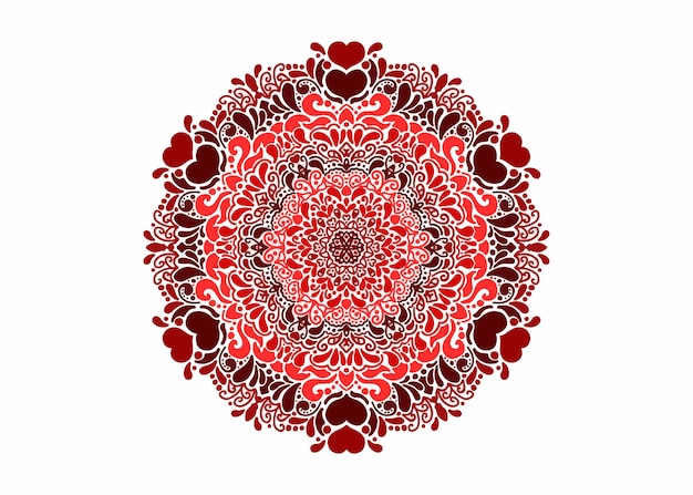 Kleurrijke Mandala Ornament Vector Design voor Decoratie