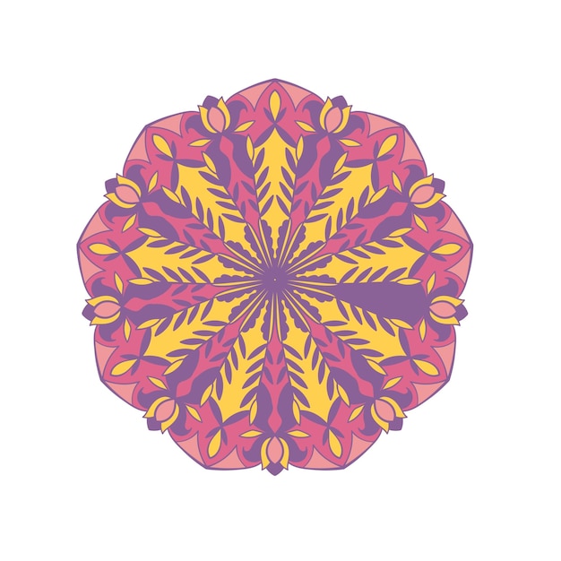 Kleurrijke Mandala Ornament