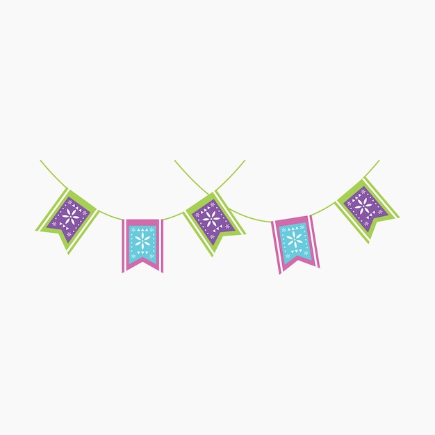 Kleurrijke Mexicaanse Bunting Decoration