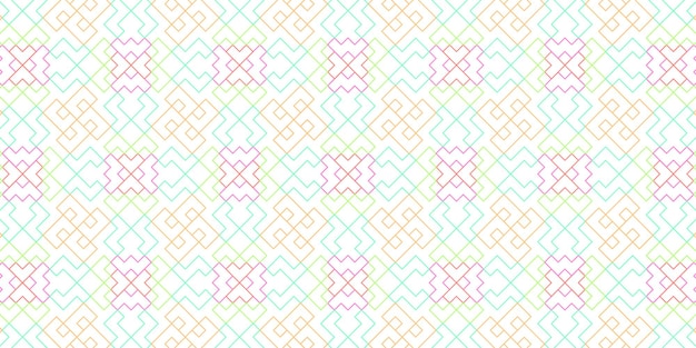 Kleurrijke patroon geometrische lijn achtergrond