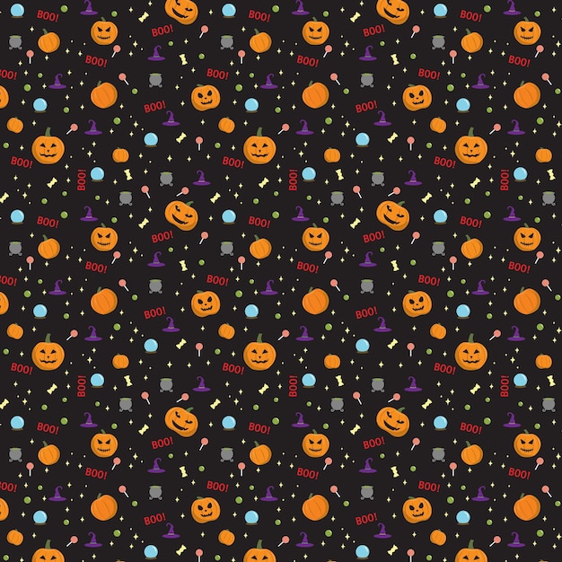 Kleurrijke patroonachtergrond voor de vakantie halloween vector