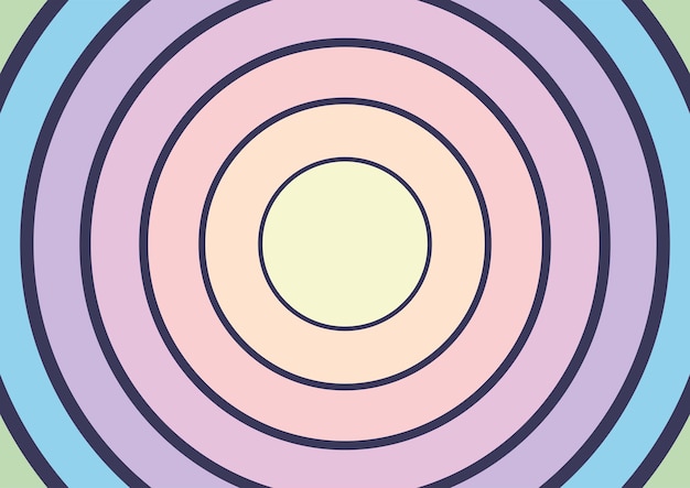Kleurrijke radiale lijn achtergrond sjabloon