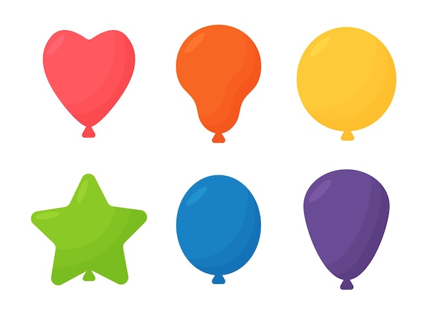 Kleurrijke regenboog luchtballon verjaardagsfeestje set.