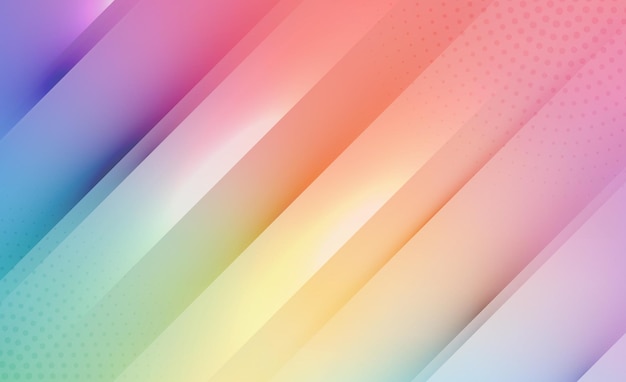 Kleurrijke regenbooggradiënt vector achtergrondontwerp