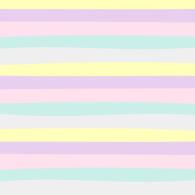 Kleurrijke schattige printvector met strepen in prachtige pastelkleur voor babyshower en geboorteuitnodiging
