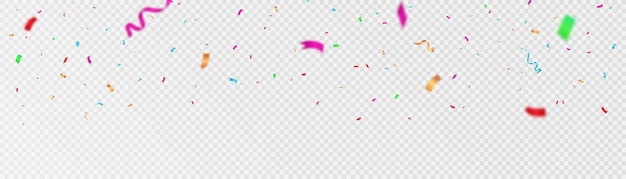 Kleurrijke serpentijn. feestelijke folielinten. confetti valt. carnaval serpentijn. vector