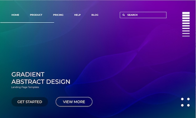 Kleurrijke Splash 3D Vector Gradient achtergrondontwerp
