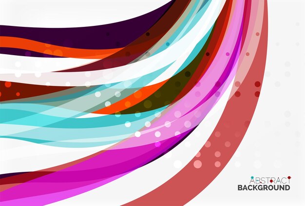 Kleurrijke strepen op lichte achtergrond Vector sjabloon achtergrond voor workflow layout diagram aantal opties of webdesign