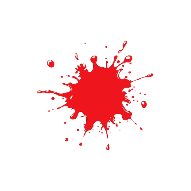 kleurrijke verf splashes vector illustratie