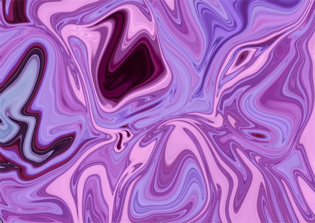 Kleurrijke vloeibare achtergrond Achtergrond met abstract wervelend verfeffect Gemarmerd effect