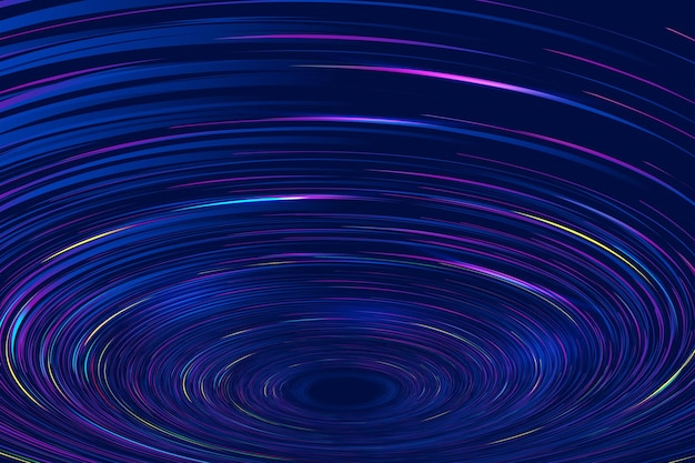 Kleurspiralen spiralen omhoog vanuit de radiale lijn Internettechnologie