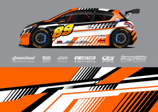 Kleurstelling voor raceauto