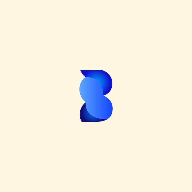 Kleurverloop B-logo