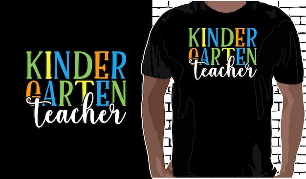 kleuterschool leraar T-shirt ontwerp terug naar school shirt citaten over terug naar school