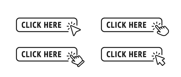Klik hier op de knop met pijlwijzer klikt op het pictogram