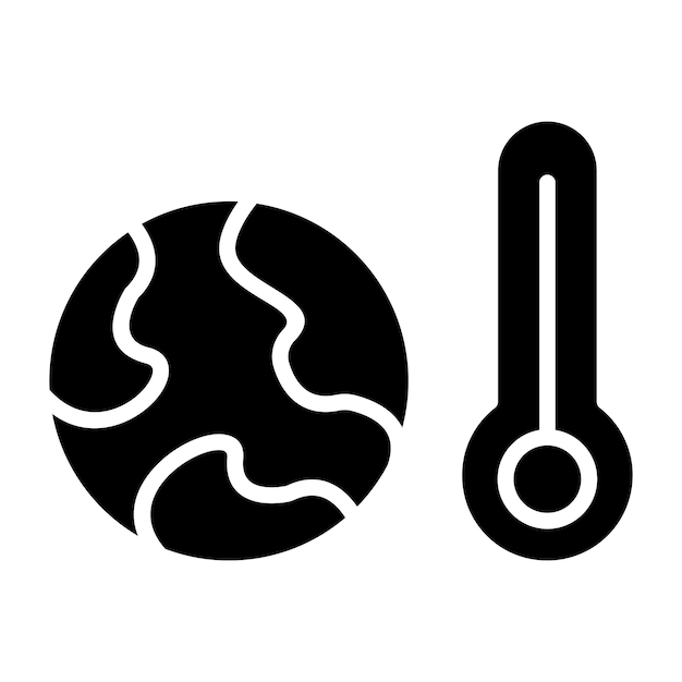 Klimaatverandering Vector Icon Design Illustratie