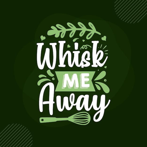 Klop me weg Belettering Premium Vector Design