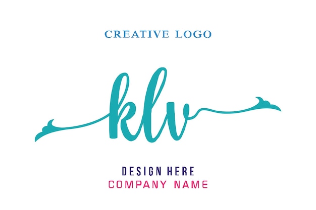 Надпись KLV, идеально подходящая для логотипов компаний, офисов, кампусов, школ, религиозного образования.