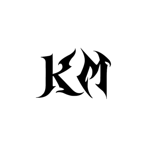 モノグラム ロゴデザイン 文字 文字 名前 シンボル 単色 ロゴタイプ アルファベット 文字 シンプル ロゴ