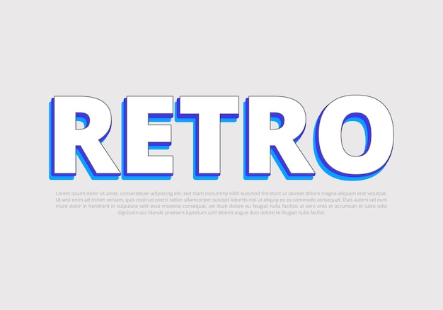 Knapperige teksteffectsjabloon met vetgedrukte 3D-stijl voor logo Pro Vector