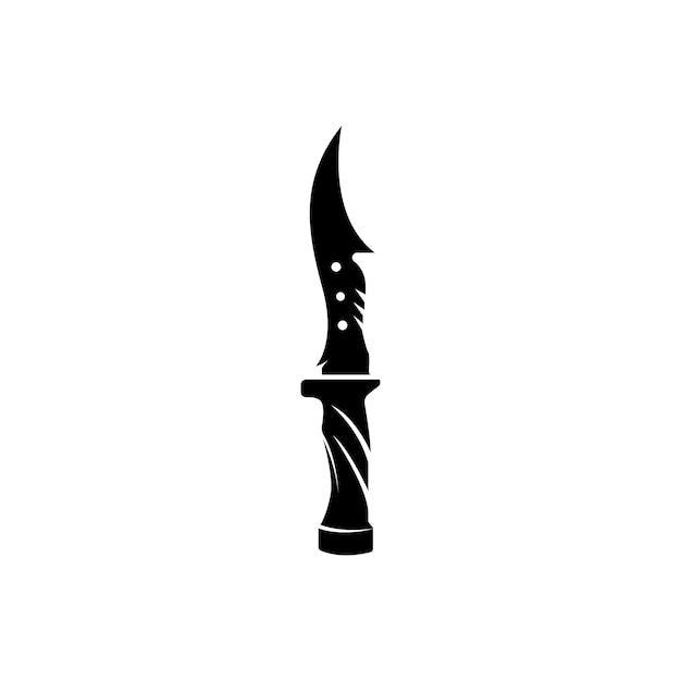 Vector knife army vector logo