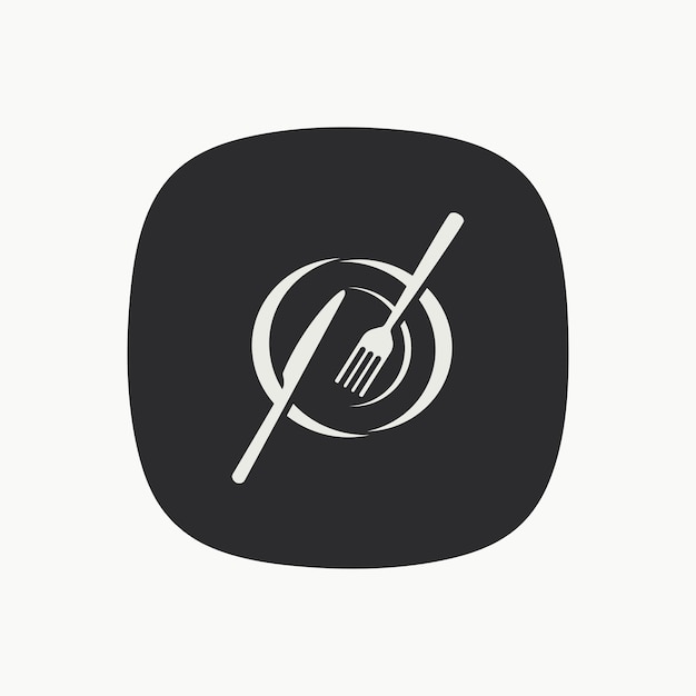 Knife and fork icon Restaurant icon graphic design vector illustration