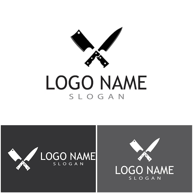 Knife icon Vector logo illustration isolated sign symbol