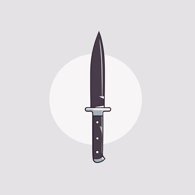 Knife illustration cartoon drawing vector design