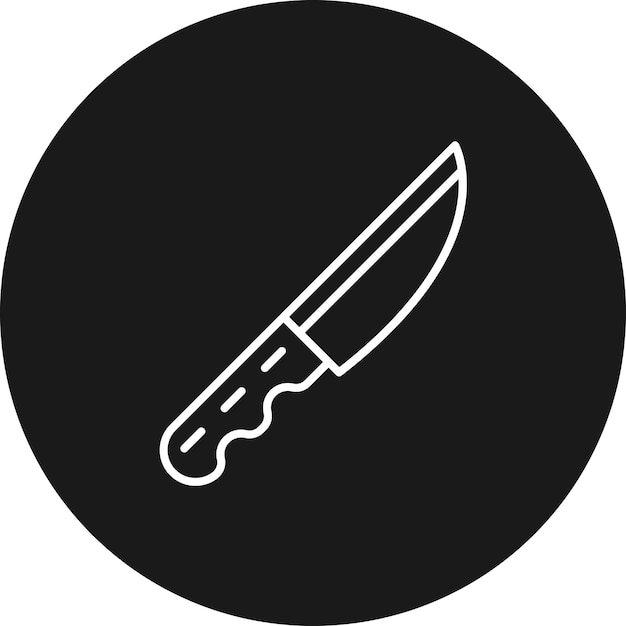 Knife vector icon Can be used for Restaurant iconset