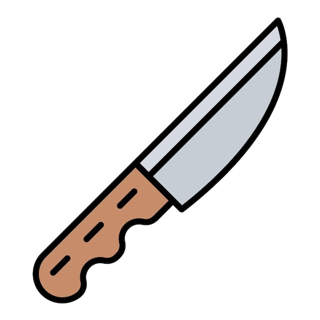 Knife vector illustratie stijl