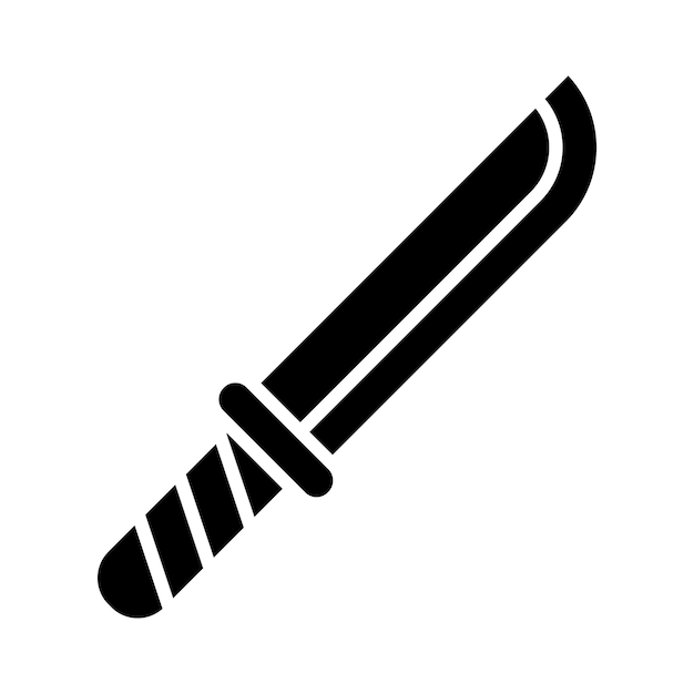 Knife Vector Illustration Style