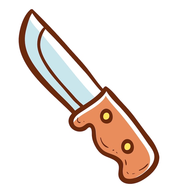 Illustrazione vettoriale del coltello