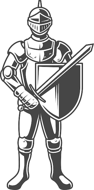 knight in armor in eps