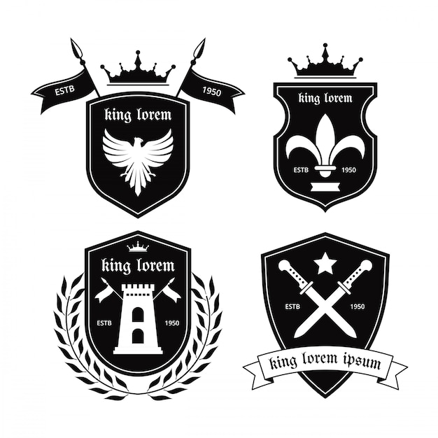 KNIGHT EMBLEMS VECTOR