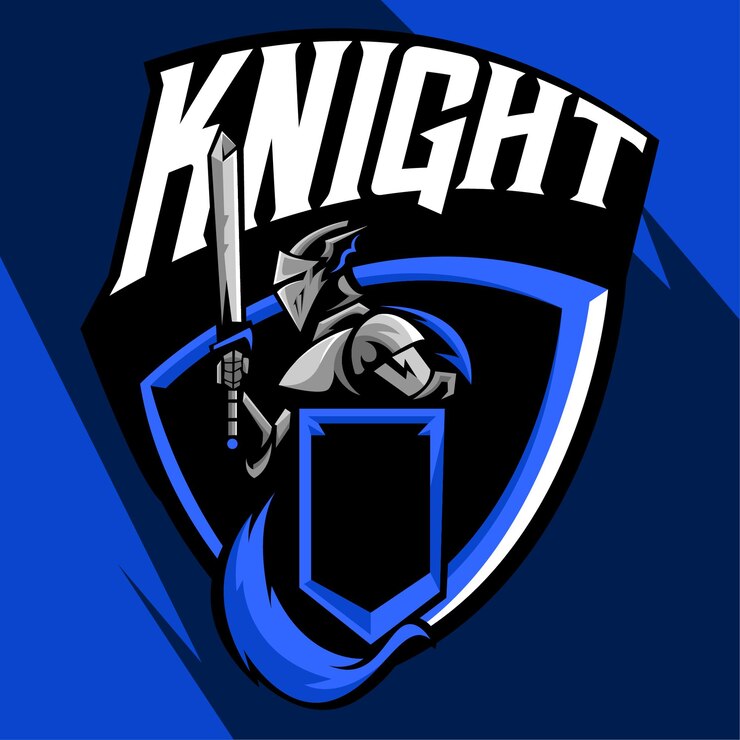 ВЕКТОР ЛОГОТИПА РЫЦАРЯ ESPORT MASCOT