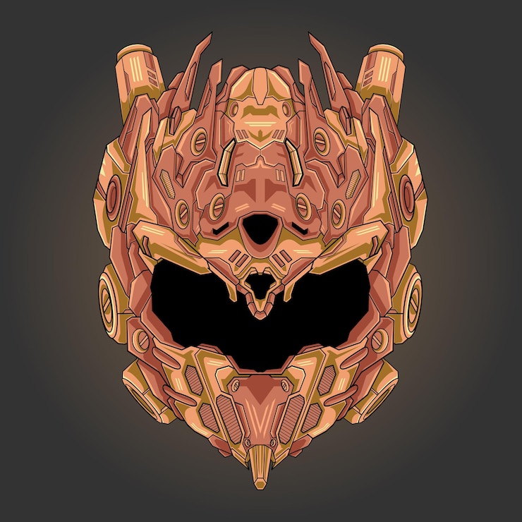 Vector knight illustration for merchandise