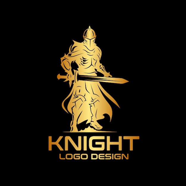 Knight vector logo design