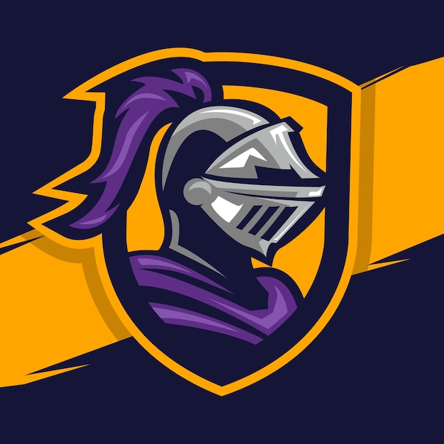 Knight warrior mascot logo