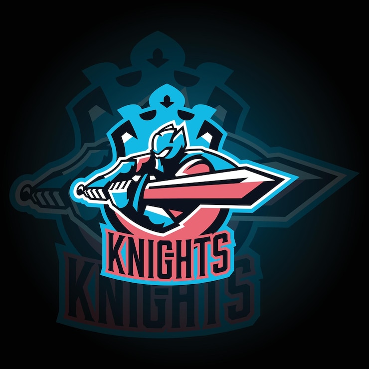 Vector knights team logo esports gaming logo vector gaming logo mascot sport logo design