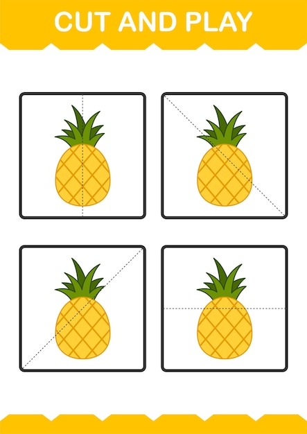 Knip en speel met Ananas