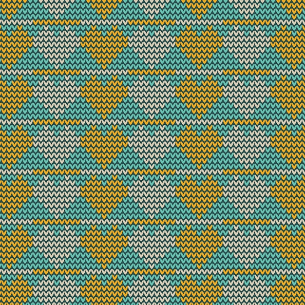 Vector knit pattern texture