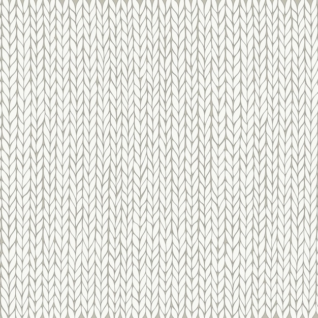 ベクトル ニットパターン背景包装紙生地用のラコニックイニマルリピータブルモチーフ