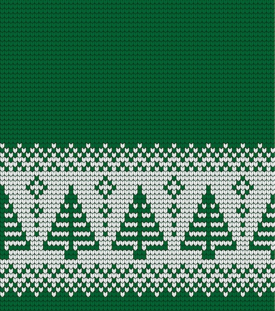니트 크리스마스와 새해 패턴입니다. 울 뜨개질 스웨터 디자인