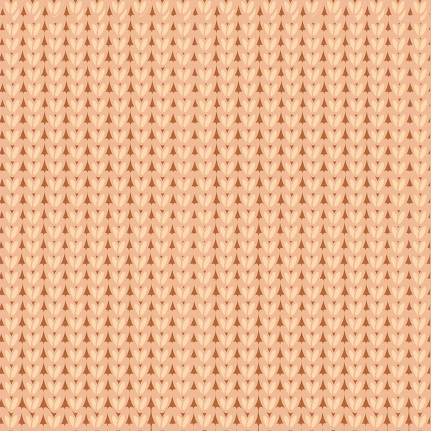 Knitted cute background vector illustration