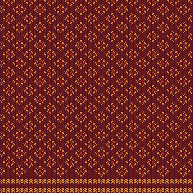 Vector knitted pattern texture design