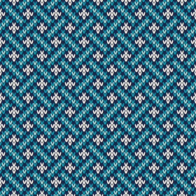 Vector knitted sweater pattern. seamless background. wool knit texture imitation