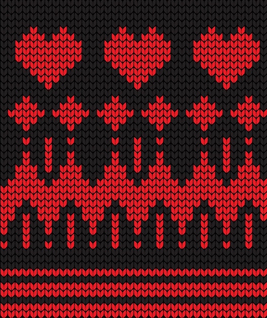 Вязаная текстура бесшовный узор Вектор бесшовный фон для баннера сайта открытка обои одежда и дизайн Праздничный дизайн свитера Бесшовный вязаный узор